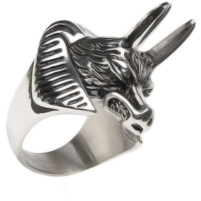 Anubis Full Stainless Steel Self Defense Ring – Cakra EDC Gadgets