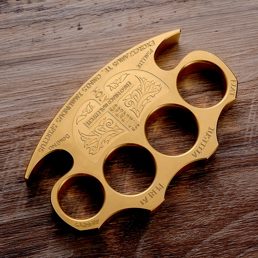 Constantine Holy Spiritus EDC Brass Knuckles Weapon