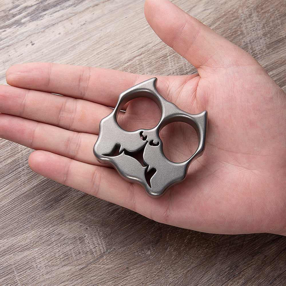 15mm Ultra-Épais Bulldog Véritable Brass Knuckles Autodéfense