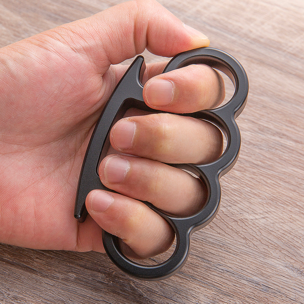 2024 New Four Finger Metal Knuckle Duster Bottle Opener