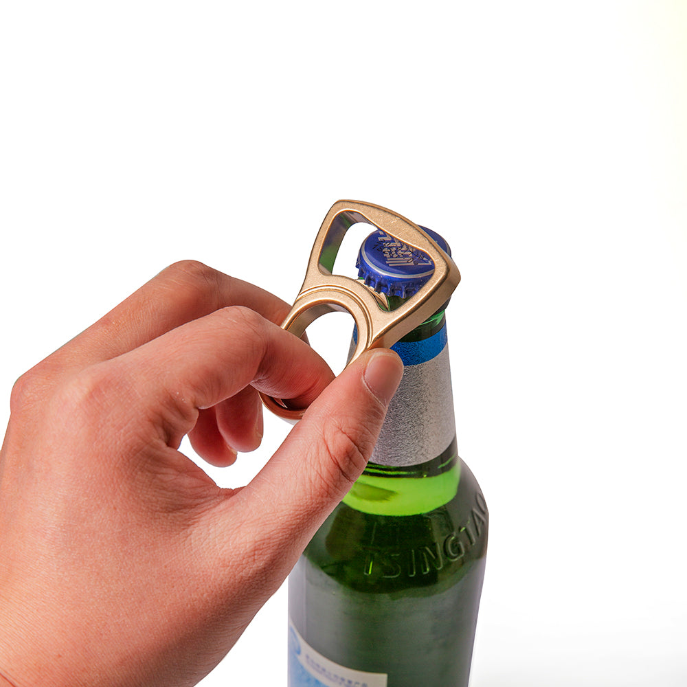 2025 New Thor Full Brass Real Single Ring Brass Knuckles Bottle Opener