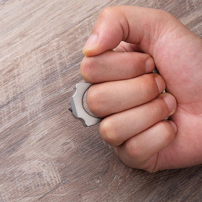 Full Stainless Steel Single Finger Knuckle Duster