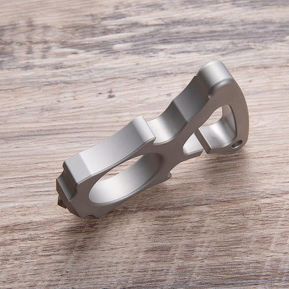 Full Stainless Steel Single Finger Knuckle Duster