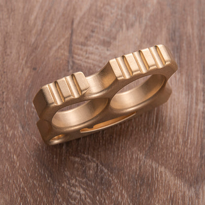 2025 New Little Devil Full Brass Two Finger EDC Knuckles