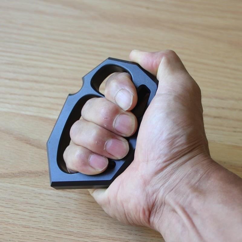 Fist Knuckles Black Aluminium Alloy Light - Cakra EDC Gadgets