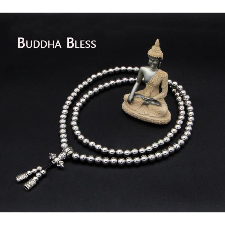 Buddha beads self deals defense necklace