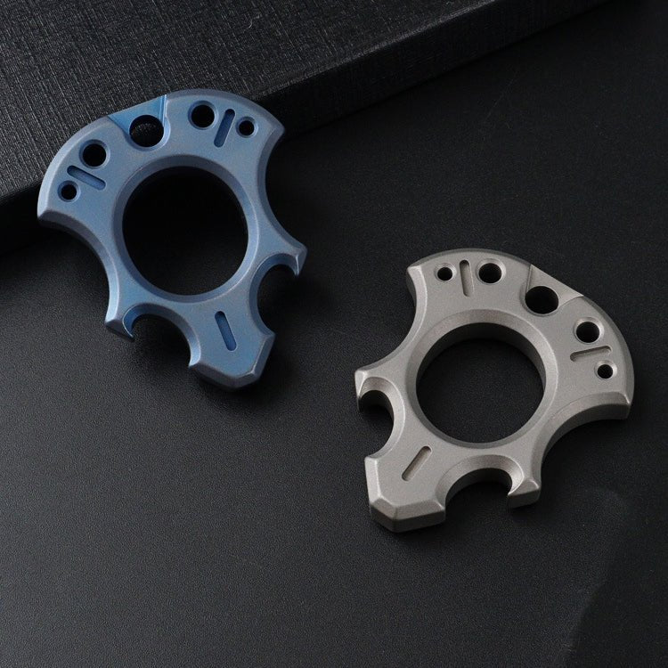 Titanium Alloy Wasteland Style One Finger Knuckle Duster - Cakra EDC Gadgets